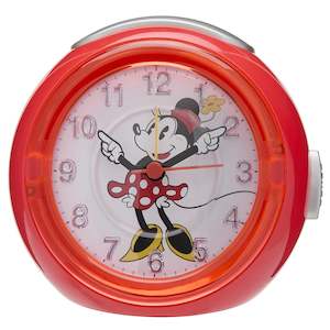 Disney - Minnie Mouse Alarm Clock 120mm Red