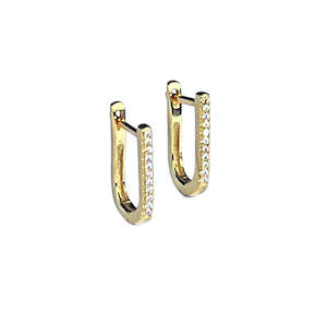 Jewellery: Lindi Kingi - Amira Hoops Gold