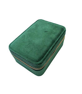 Dyrberg Kern - Green Velvet Jewellery Storage Box