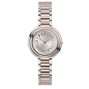 Jewellery: Furla - Icon Shape Watch Silver/Rose Gold