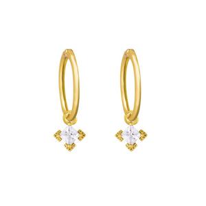 Lindi Kingi - Embellishment Sleeper Earrings Gold Plated