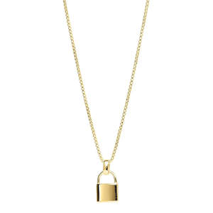 Najo - Love Lock Necklace Gold Plated