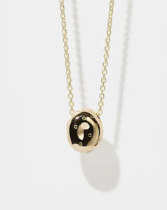 Necklaces: Meadowlark - Strawberry Necklace Small Gold Plated