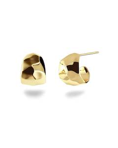 Edblad Jewellery: Edblad - Fairfax Creoles Small Gold