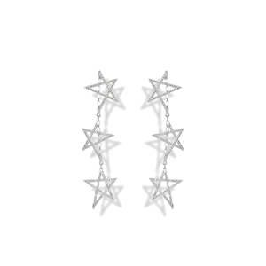 Lindi Kingi Design: Lindi Kingi - Star Of The Night Earrings Silver