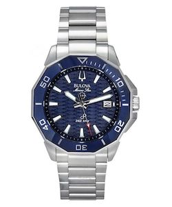 Bulova - Marine Star Precisionist Stainless Steel Blue Dial Quartz