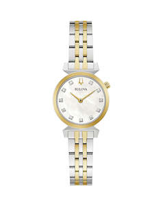 Bulova: Bulova - Women's Classic Two Tone Diamond set watch