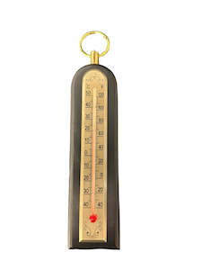 Barometers: Thermometer Black