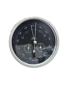 Barometers: Fischer - Barometer Black & Silver