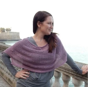 Hemp Capelet Cowl - 4Ply Hemp Knitting Pattern