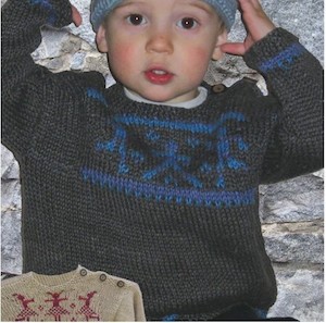 Dancing Boys and Girls Hemp Knitting Pattern - Childrens