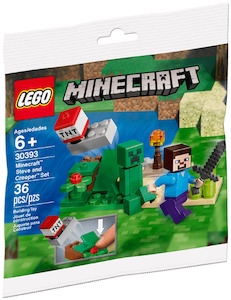 Toy: LEGO Minecraft 30393 Steve and Creeper Set