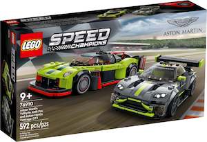 LEGO Speed Champions 76910 Aston Martin Valkyrie AMR Pro and Aston Martin Vantage GT3