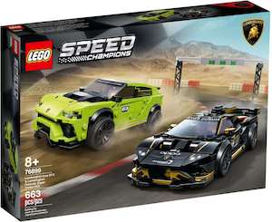 LEGO Speed Champions 76899 Lamborghini Urus ST-X & Lamborghini Huracan Super Trofeo EVO