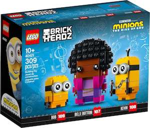 LEGO BrickHeadz 40421 Belle Bottom, Kevin and Bob