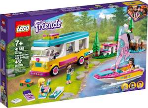 LEGO Friends 41681 Forest Camper Van and Sailboat