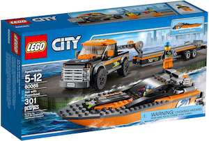 LEGO City 60085 4x4 with Powerboat