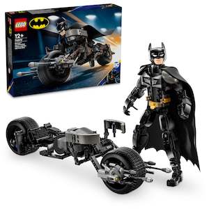 Toy: LEGO DC 76273 Batman Construction Figure and the Bat-Pod Bike