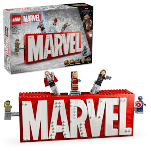 LEGO Marvel 76313 MARVEL Logo & Minifigures