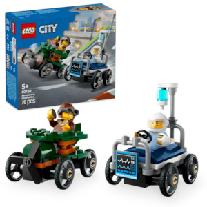 LEGO City 60459 Aeroplane vs. Hospital Bed Race Car Pack