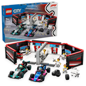 LEGO City 60444 F1 Garage & Mercedes-AMG & Alpine Cars