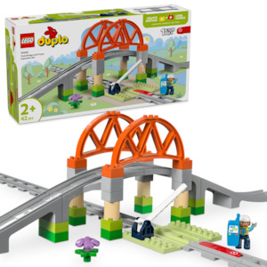 LEGO DUPLO 10426 Train Bridge and Tracks Expansion Set