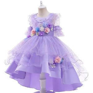 Womenswear: G20290 lavender butterfly flower girl, party dress. Age 7