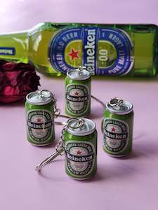 Miniature Heineken Key Ring