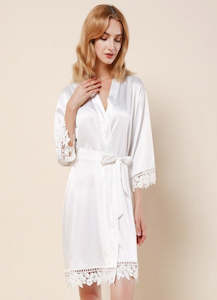 Internet only: Lace Robe - Plus Size Bride