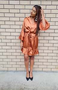 Ruffled Robes - Sandy Brown