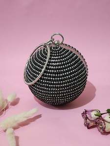 ~ Aliyah Sphere Clutch - Black