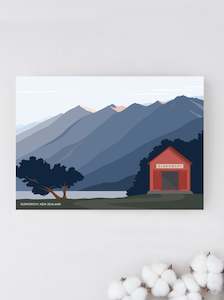 Glenorchy, New Zealand. Modern Greeting Card