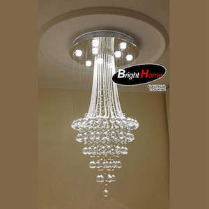 HALO 1M Hallway Luxury Crystal Chandelier