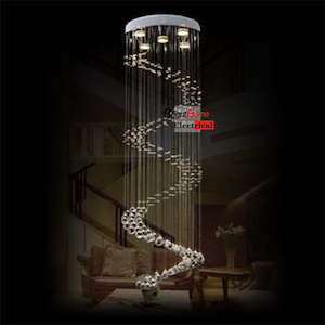 MANDY 2.2M Modern Luxury Crystal Chandelier