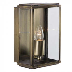 SU-Buxton Wall Light in Antique Brass-SB8204