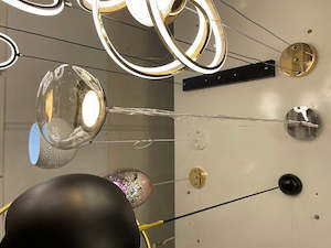 Electrical goods: Celestial Bubble Glass Pendant Light