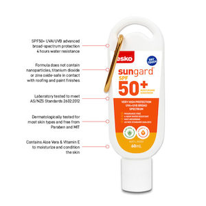 SUNGARD SPF50+ Sunscreen with Aloe Vera & Vitamin E (SG50-60)