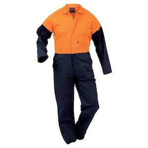 BISON Workzone Overalls Day Only Cotton Zip