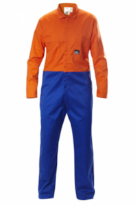 YAKKA Overalls Day Only Hi Vis Cotton Zip