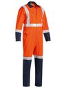 BISLEY Taped TTMC Hi Vis Lightweight Drill Overalls