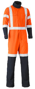 BISLEY Tencate Tecasafe Plus 700 Overalls X Taped Hi Vis TTMC Fire Retardant