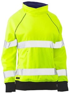 Clothing: Bisley Womens Taped Hi Vis Fleece Jumper (BKL6818T)