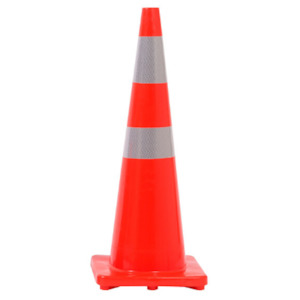 Traffic Cone 900mm with Reflector Transit Compliant Eco-Friendly