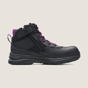 Boots: Blundstone 887 Women’s Safety Boots Lace Up with Side Zip