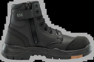 STEEL BLUE Argyle Work Boots Black (317532)