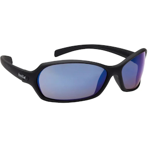 Bollé Hurricane Platinum Coated Safety Glasses with Blue Flash Lens (1662204)