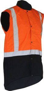 Caution Oilskin Vest Day/Night (PCO1340)