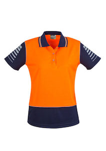 Fashion Biz: Syzmik Women’s Hi Vis Short Sleeve Polo (ZHL236)