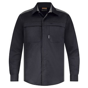 Clothing: Bison Polycotton Shirt Long Sleeve (210011)