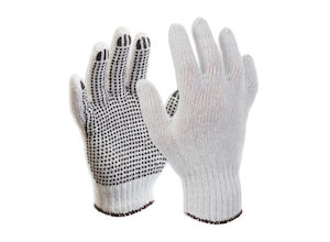 Esko Knitted Polycotton Glove With Dots (E150)